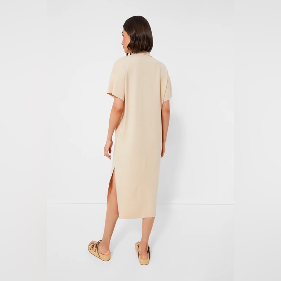 NWT Tuckernuck Tan Channing Polo Midi Dress size Medium - Picture 4 of 8